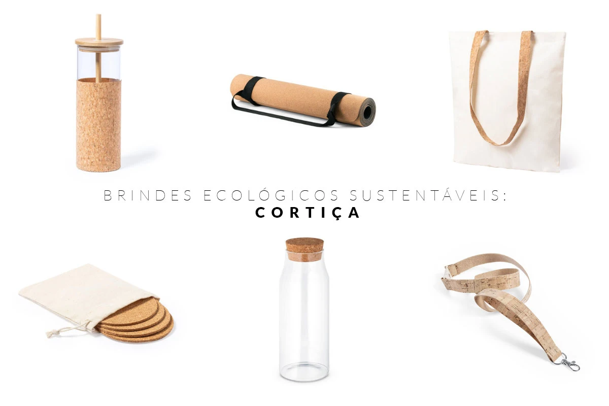 brindes sustentáveis de cortiça