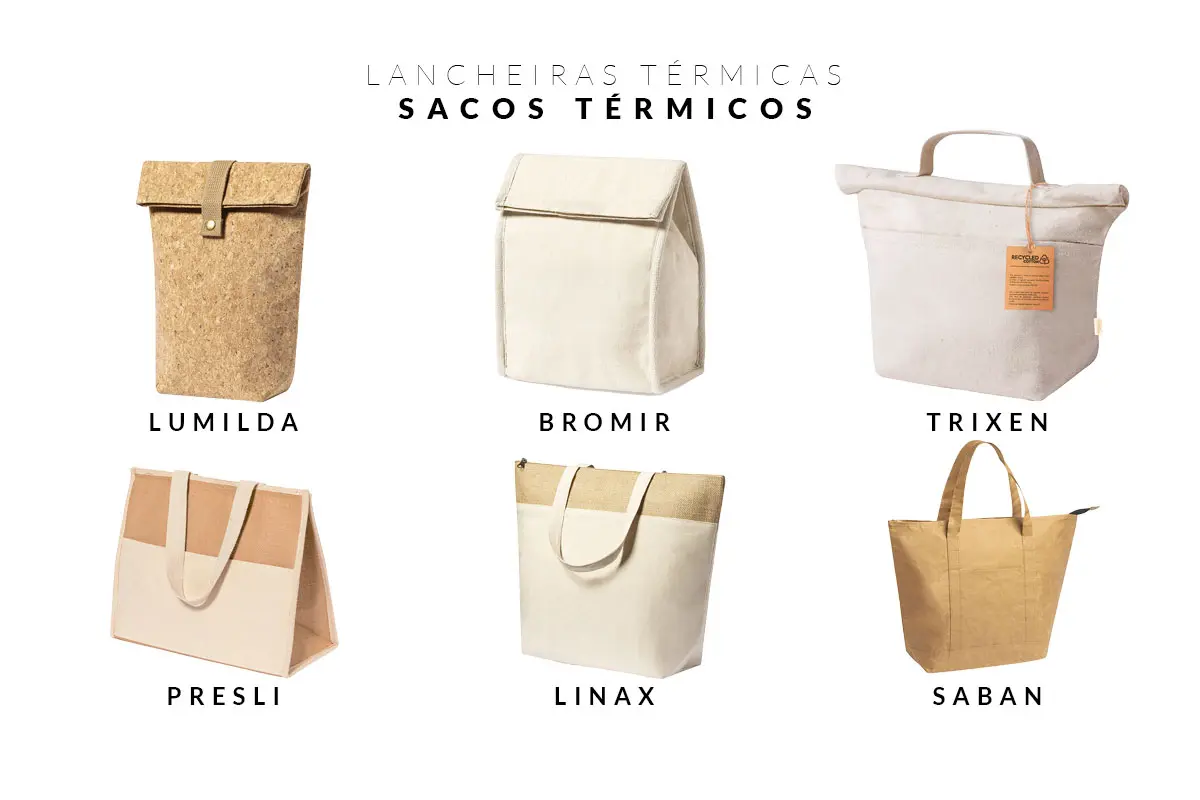 sacos térmicos bege