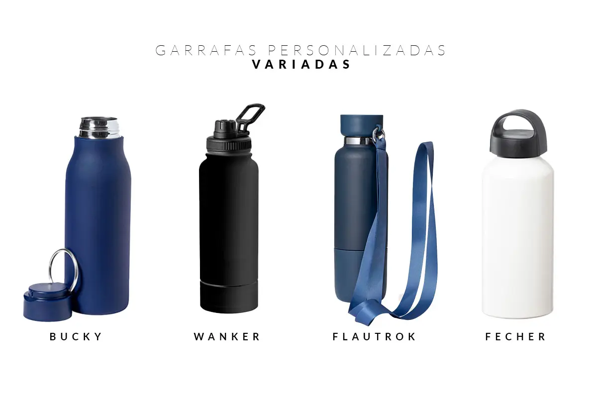 garrafas personalizadas variadas