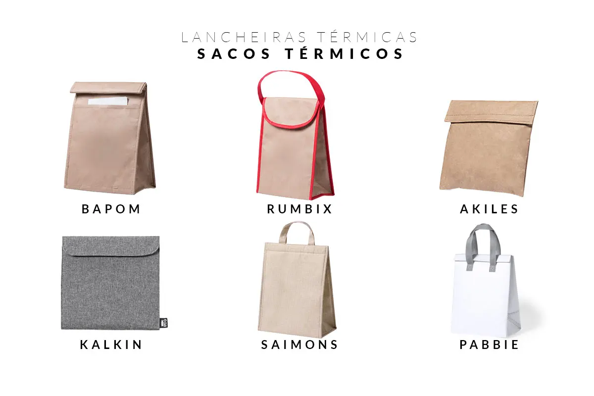 sacos térmicos para o lanche